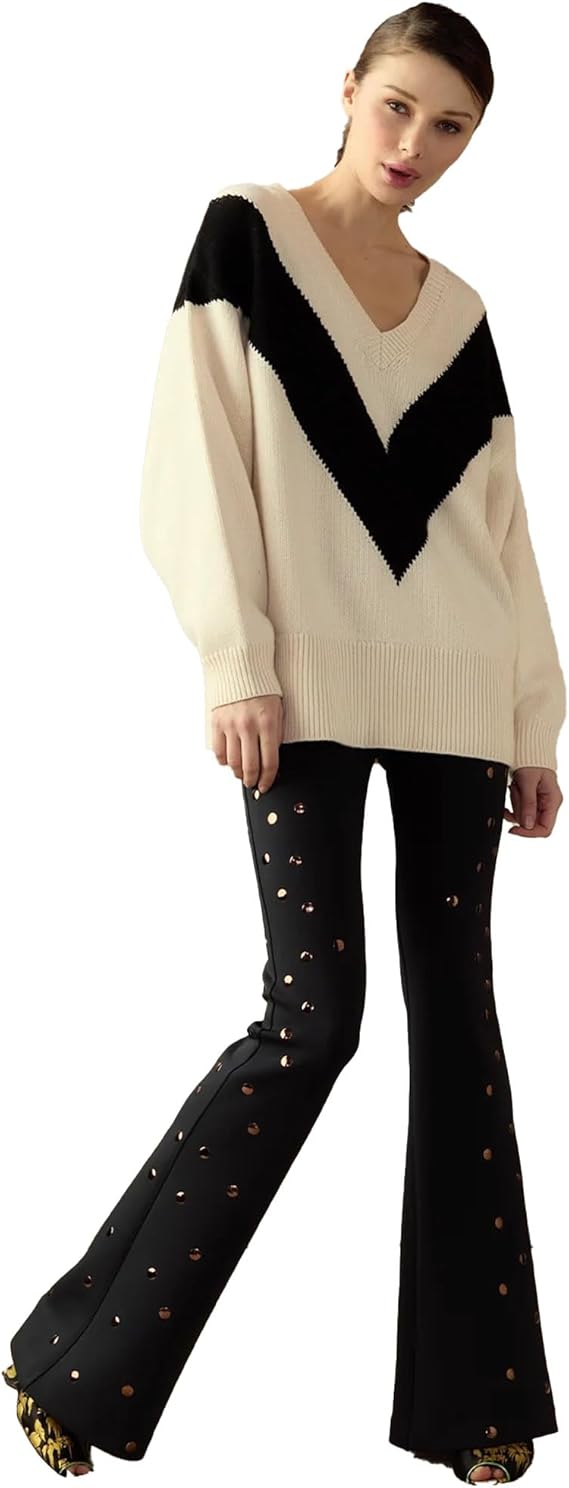Studded Bonded Pants